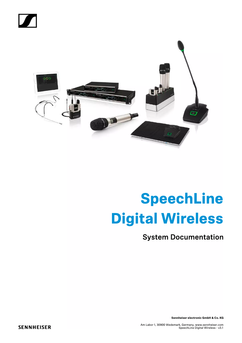 Página 1 del manual Manual de usuario Sennheiser SL Bodypack DW-3