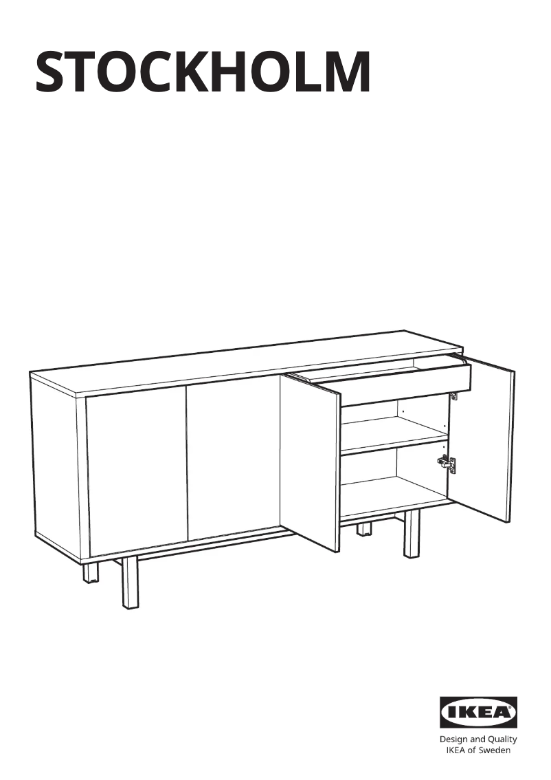 Página 1 del manual Manual de usuario Ikea STOCKHOLM 402.397.21