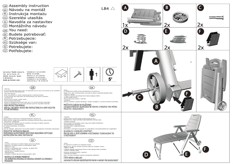 Página nº 1 - Manual de usuario Florabest IAN 270578