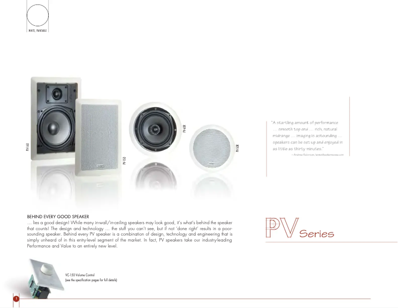 Imagen de la primera página del manual del dispositivo PV-160