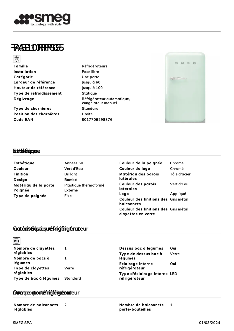 Imagen de la primera página del manual del dispositivo FAB10RPG5