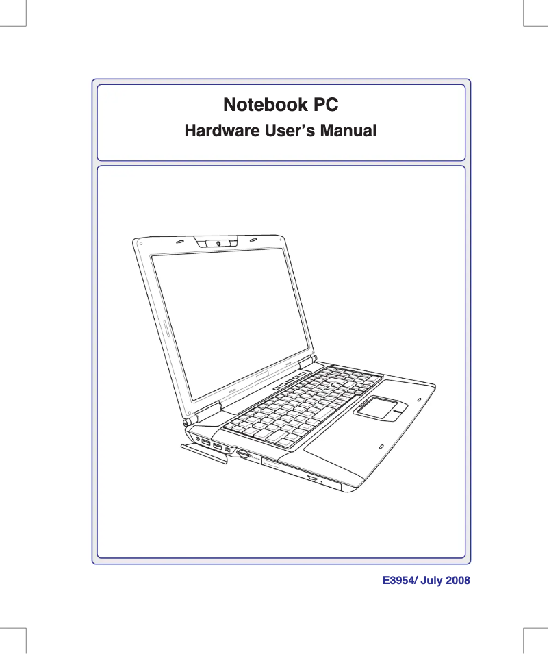 Página 1 del manual Manual de usuario Asus G71V