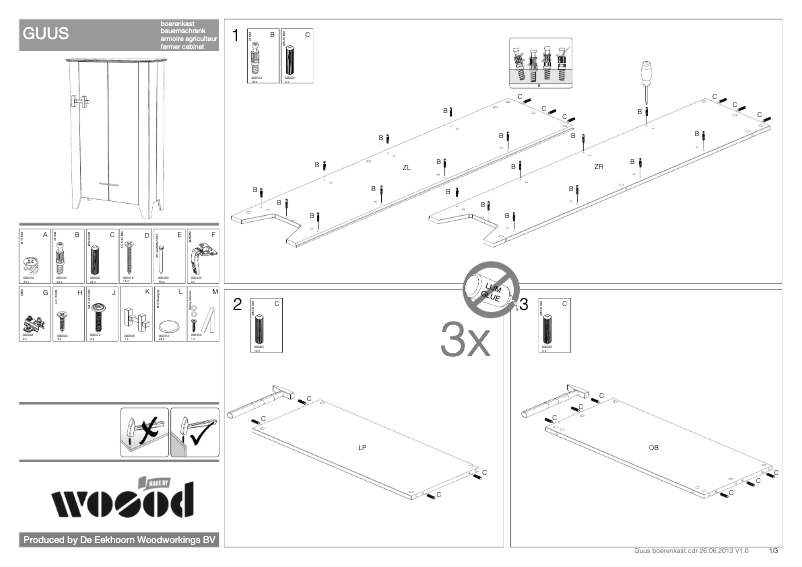 Página nº 1 - Manual de usuario WOOOD Guus
