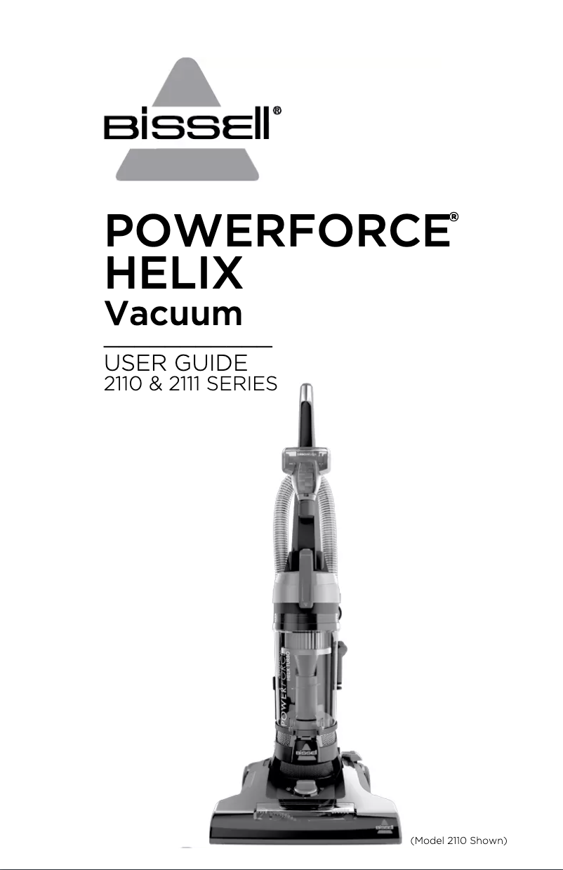 Imagen de la primera página del manual del dispositivo Powerforce Helix 2110F
