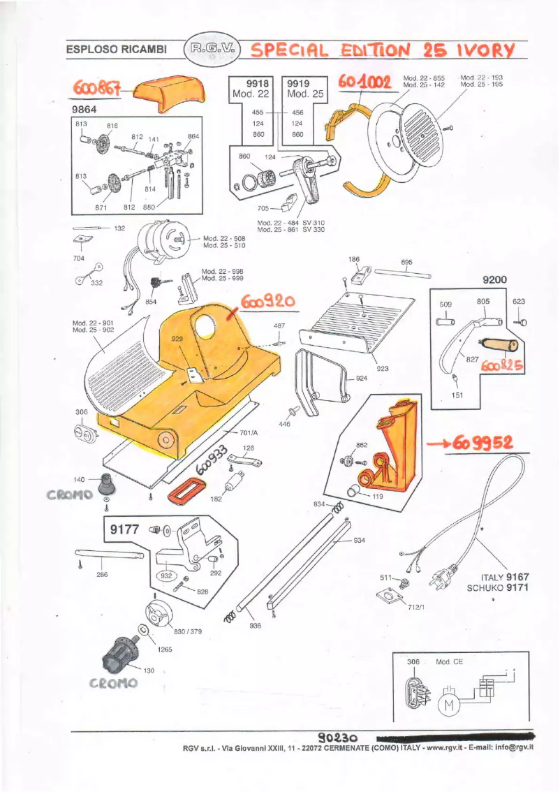 Imagen de la primera página del manual del dispositivo 25 Special Edition