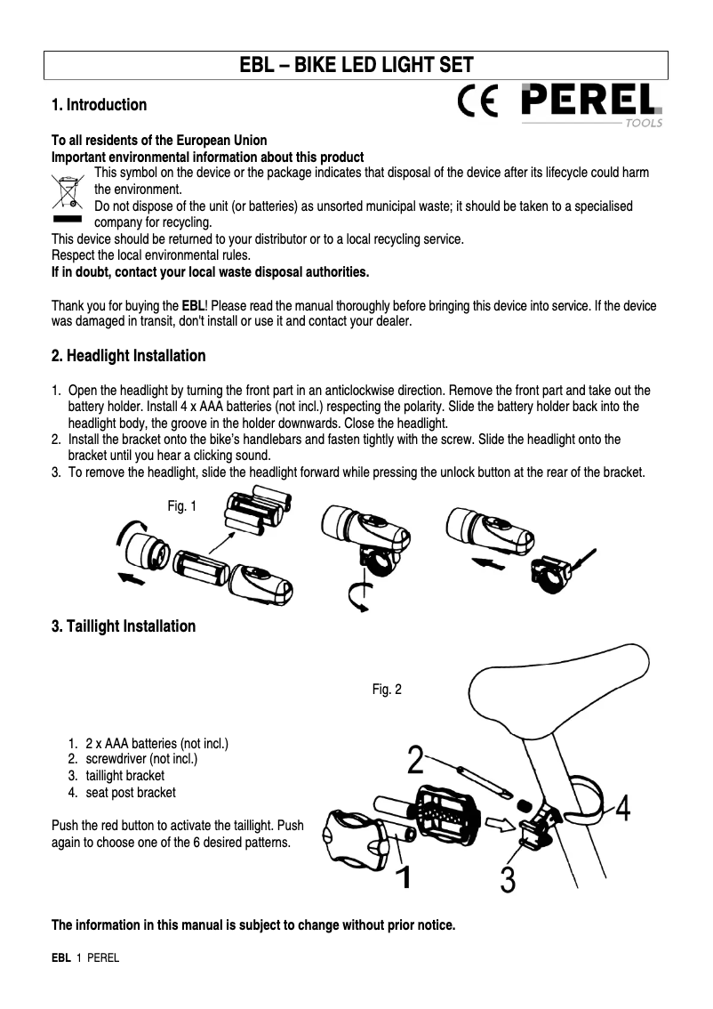 Imagen de la primera página del manual del dispositivo EBL
