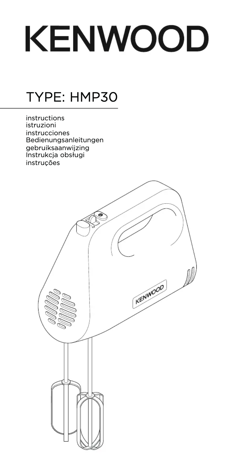 Página 1 del manual Manual de usuario Kenwood kMix HMP30