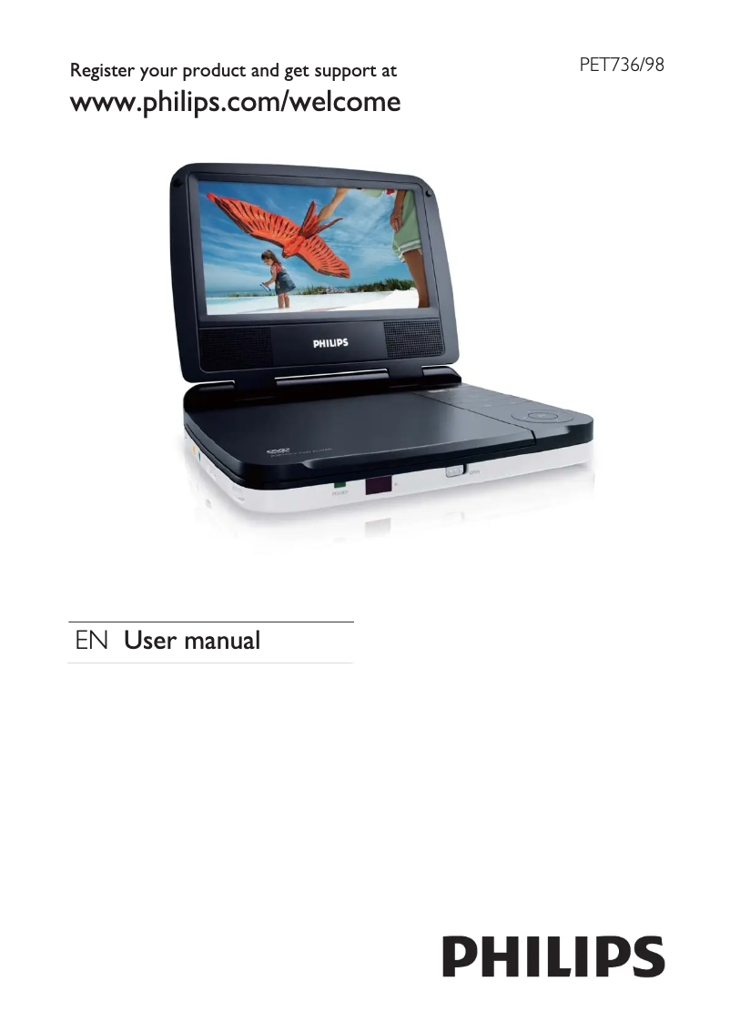 Página 1 del manual Manual de usuario Philips PET736