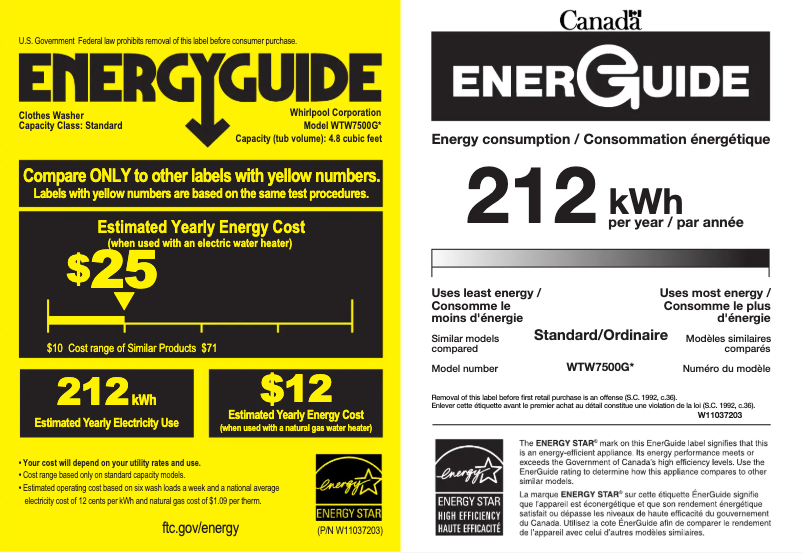 Imagen de la primera página del manual del dispositivo WTW7500G