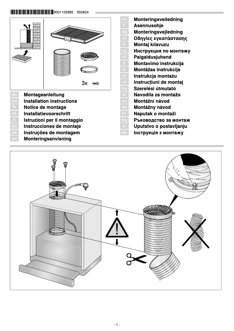 Imagen de la primera página del manual del dispositivo LZ45450