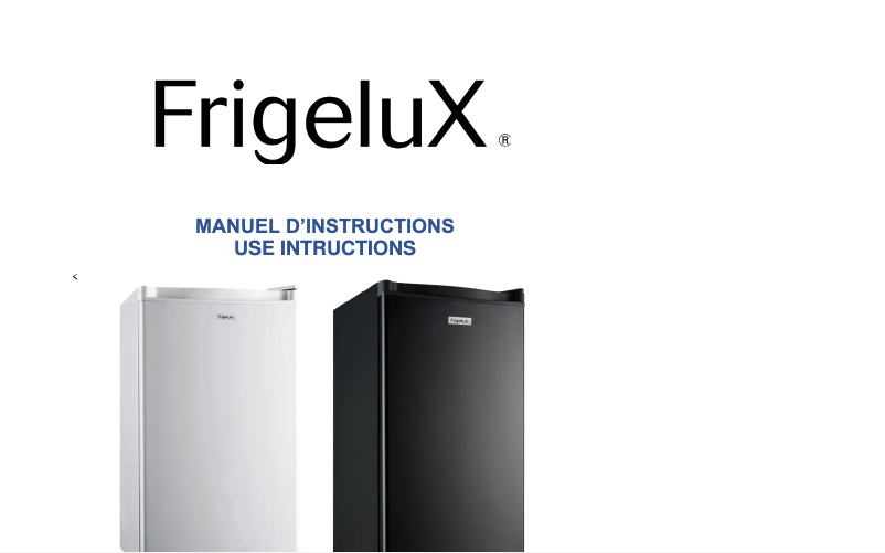 Página 1 del manual Manual de usuario FrigeluX RTT89BE