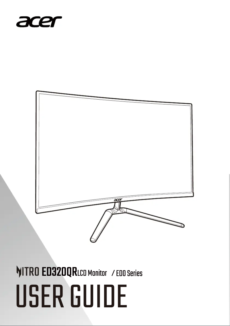 Imagen de la primera página del manual del dispositivo ED320QRP3