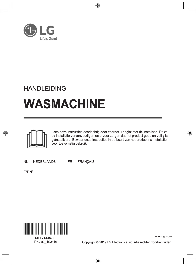 Imagen de la primera página del manual del dispositivo TurboWash F4DV910H2