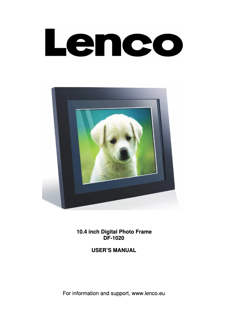 Imagen de la primera página del manual del dispositivo DF-1020