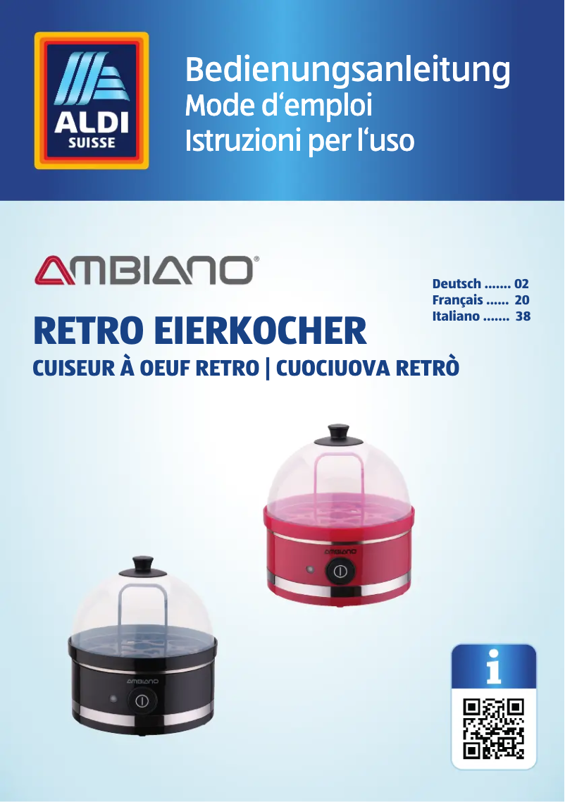 Página 1 del manual Manual de usuario Ambiano GT-EB-03-CH