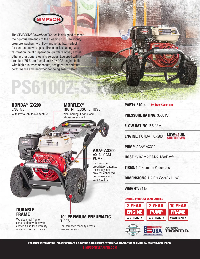 Imagen de la primera página del manual del dispositivo PowerShot PS-61002-S