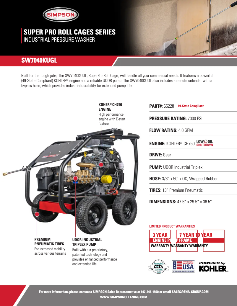 Imagen de la primera página del manual del dispositivo SuperPro SW7040KUGL-S