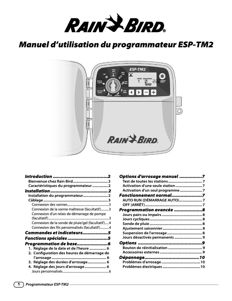 Imagen de la primera página del manual del dispositivo ESP-TM2