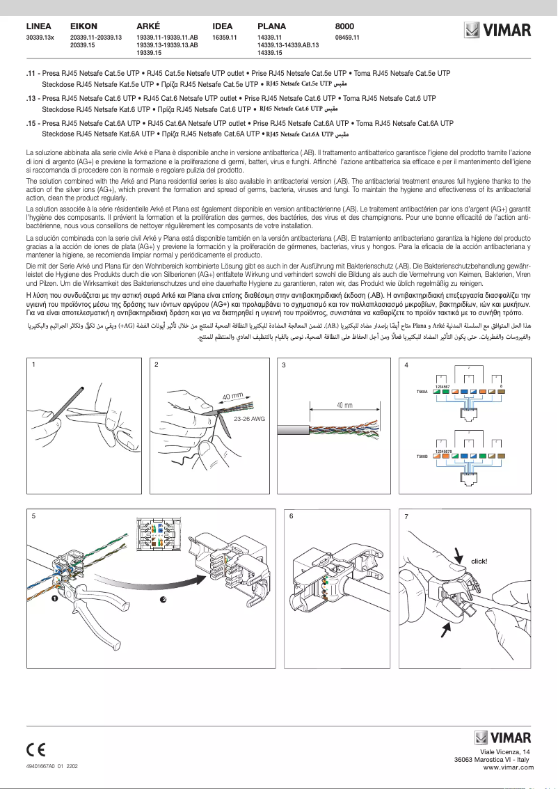 Página 1 del manual Manual de usuario Vimar 30339.13G