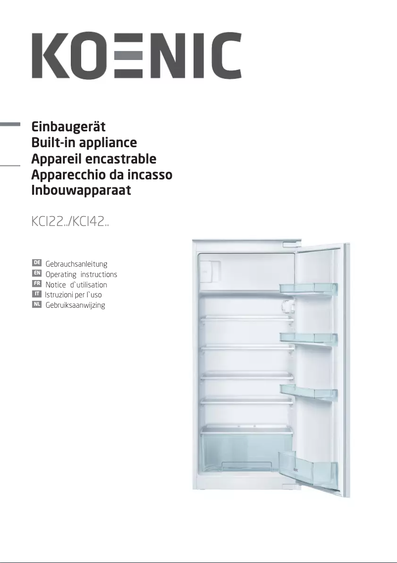 Página 1 del manual Manual de usuario Koenic KCI 42535