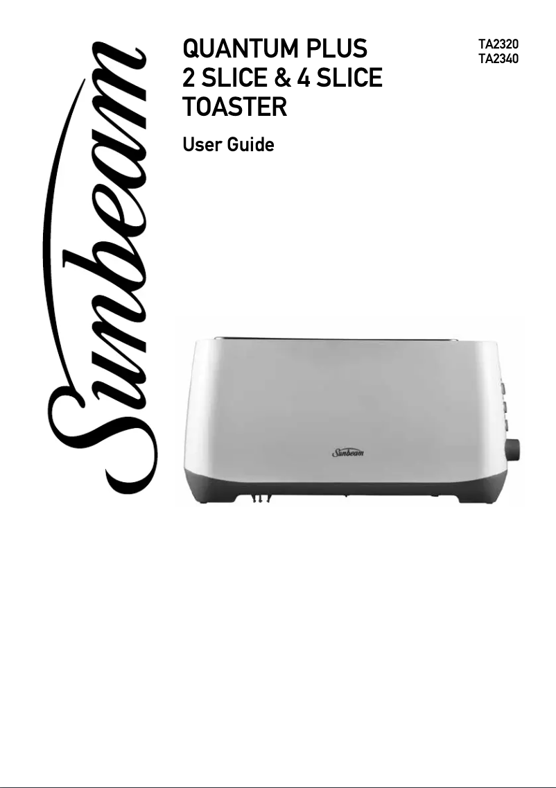 Imagen de la primera página del manual del dispositivo TA2340