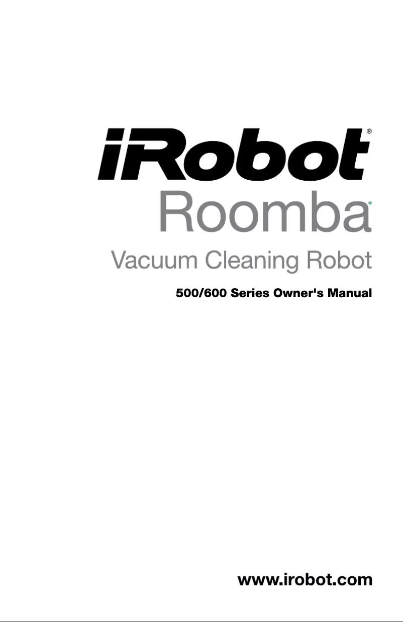 Página nº 1 - Manual de usuario iRobot Roomba 605