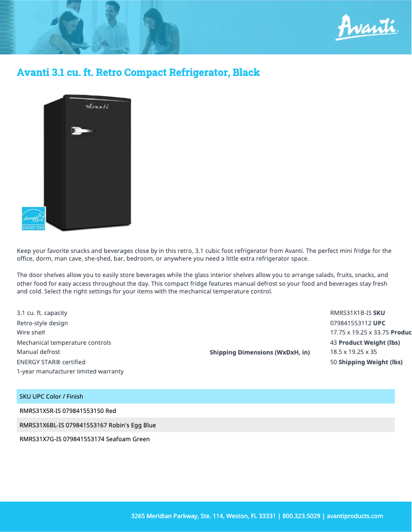 Imagen de la primera página del manual del dispositivo RMRS31X6BL-IS