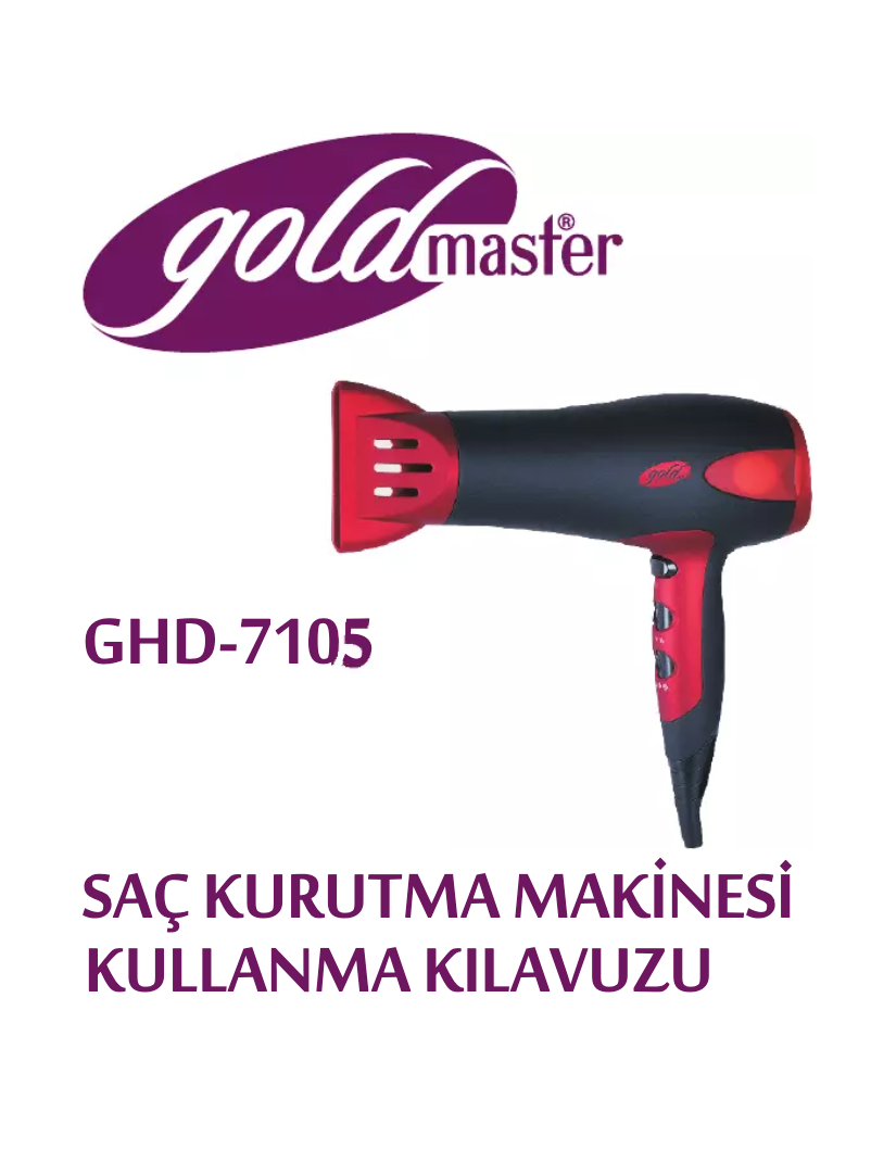 Página nº 1 - Manual de usuario GoldMaster GHD-7105 Mona