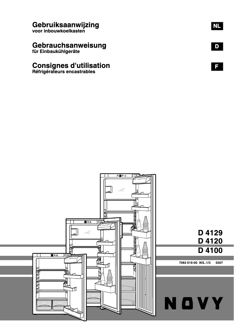Página 1 del manual Manual de usuario Novy Basic Line 4129