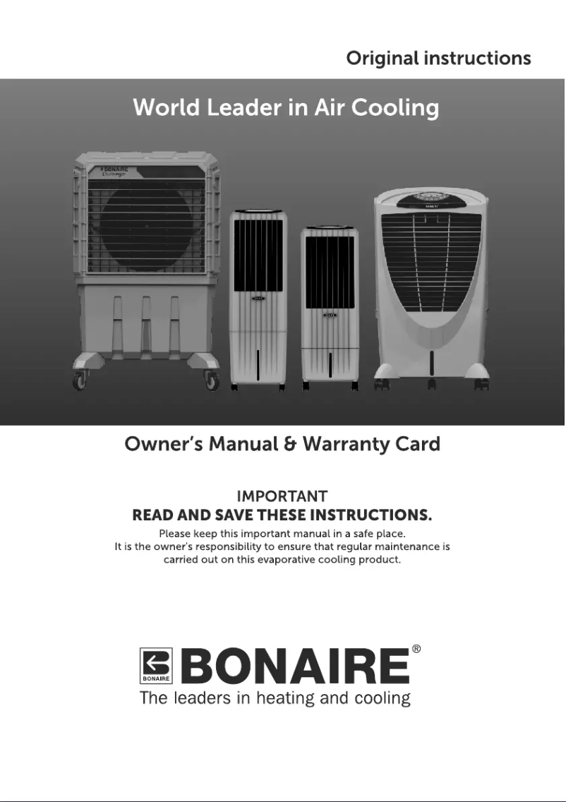 Página 1 del manual Manual de usuario Bonaire Winter 56i