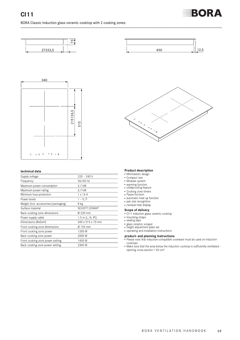 Imagen de la primera página del manual del dispositivo CI11