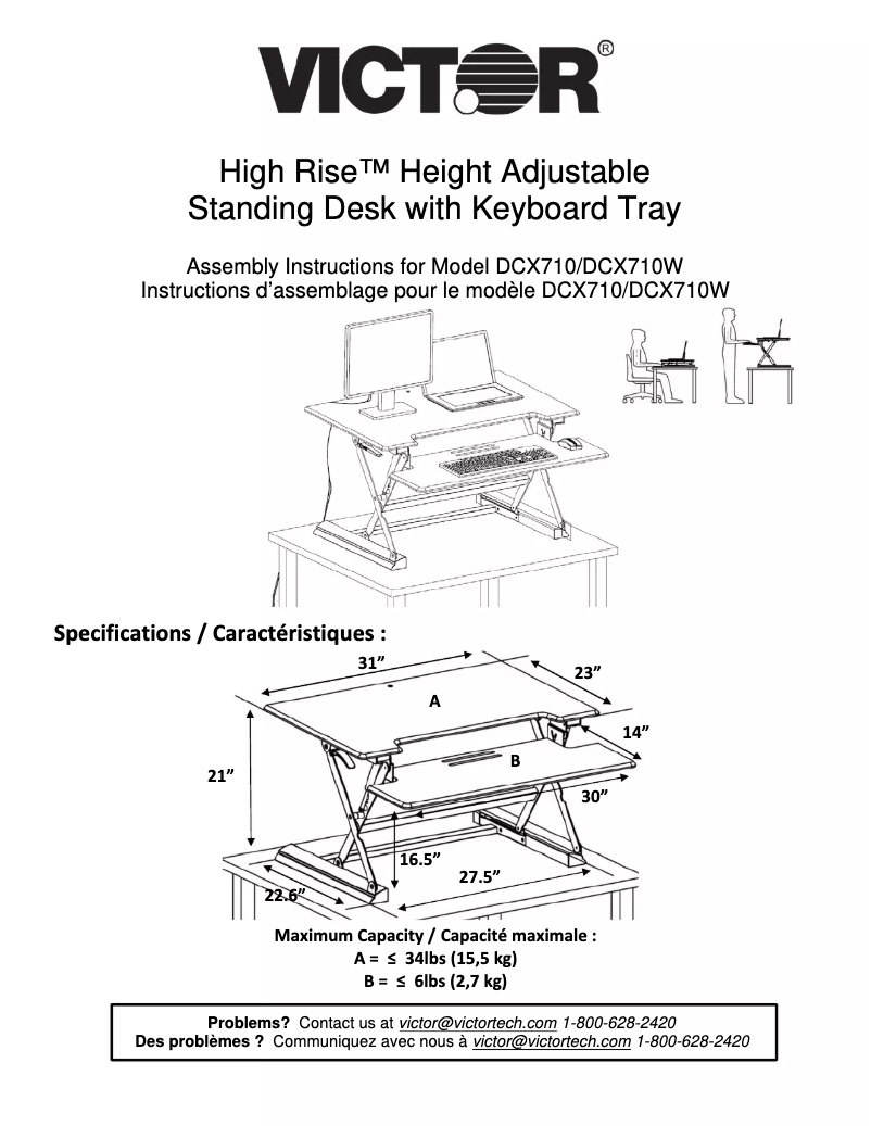 Página nº 1 - Manual de usuario Victor High Rise DCX710G