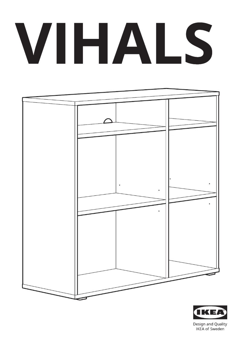 Página 1 del manual Manual de usuario Ikea VIHALS 305.429.11