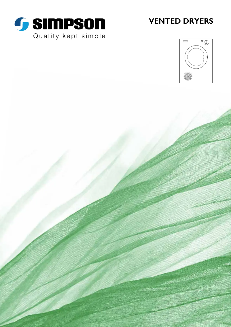 Página 1 del manual Ficha técnica Simpson SDV601