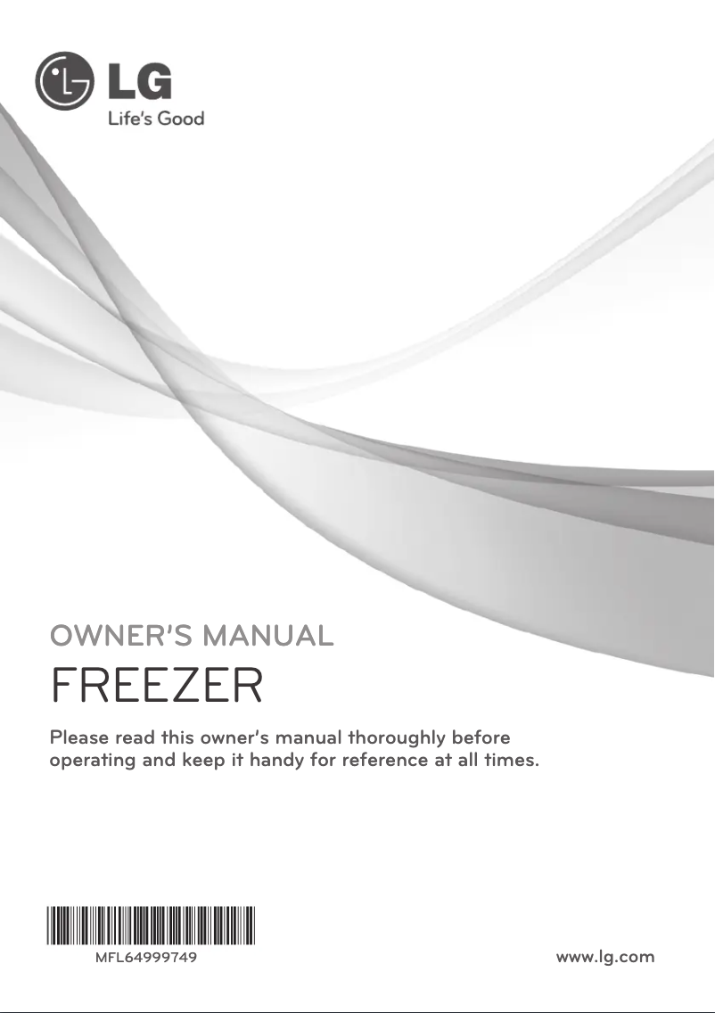 Página 1 del manual Manual de usuario LG GR-B404ESNN
