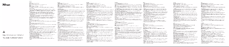 Imagen de la primera página del manual del dispositivo eLight Illuminated Keyboard