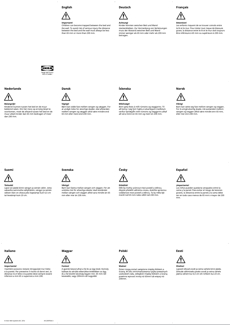 Imagen de la primera página del manual del dispositivo BUSUNGE 303.057.02