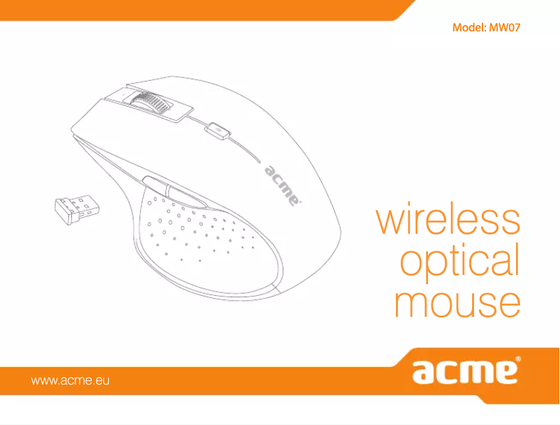 Imagen de la primera página del manual del dispositivo MW07
