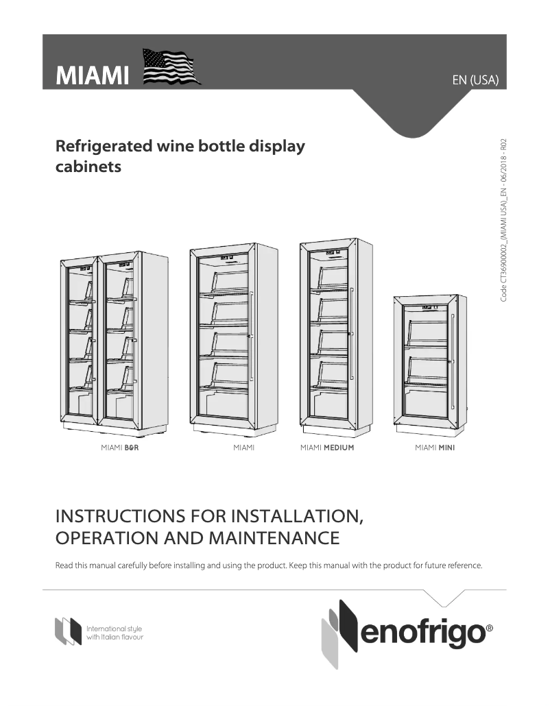 Imagen de la primera página del manual del dispositivo Miami B&R