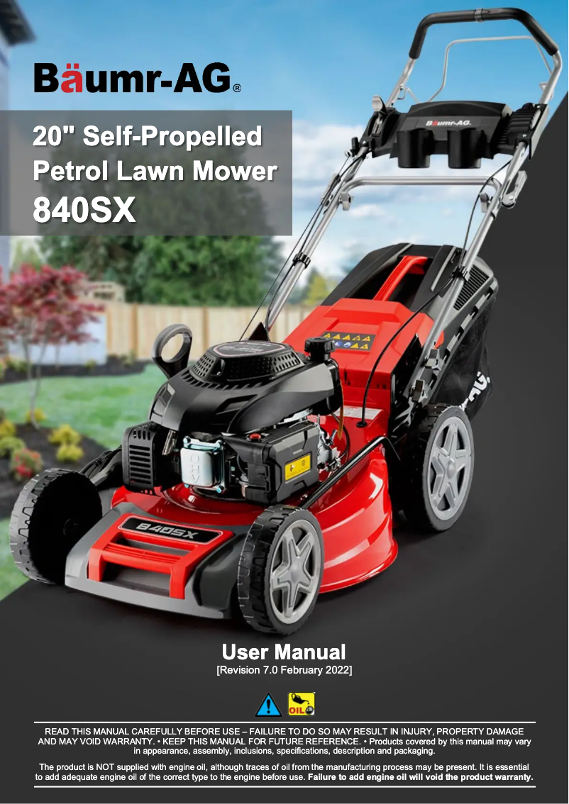 Imagen de la primera página del manual del dispositivo 840SX