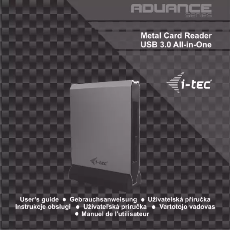 Imagen de la primera página del manual del dispositivo U3CRMETAL
