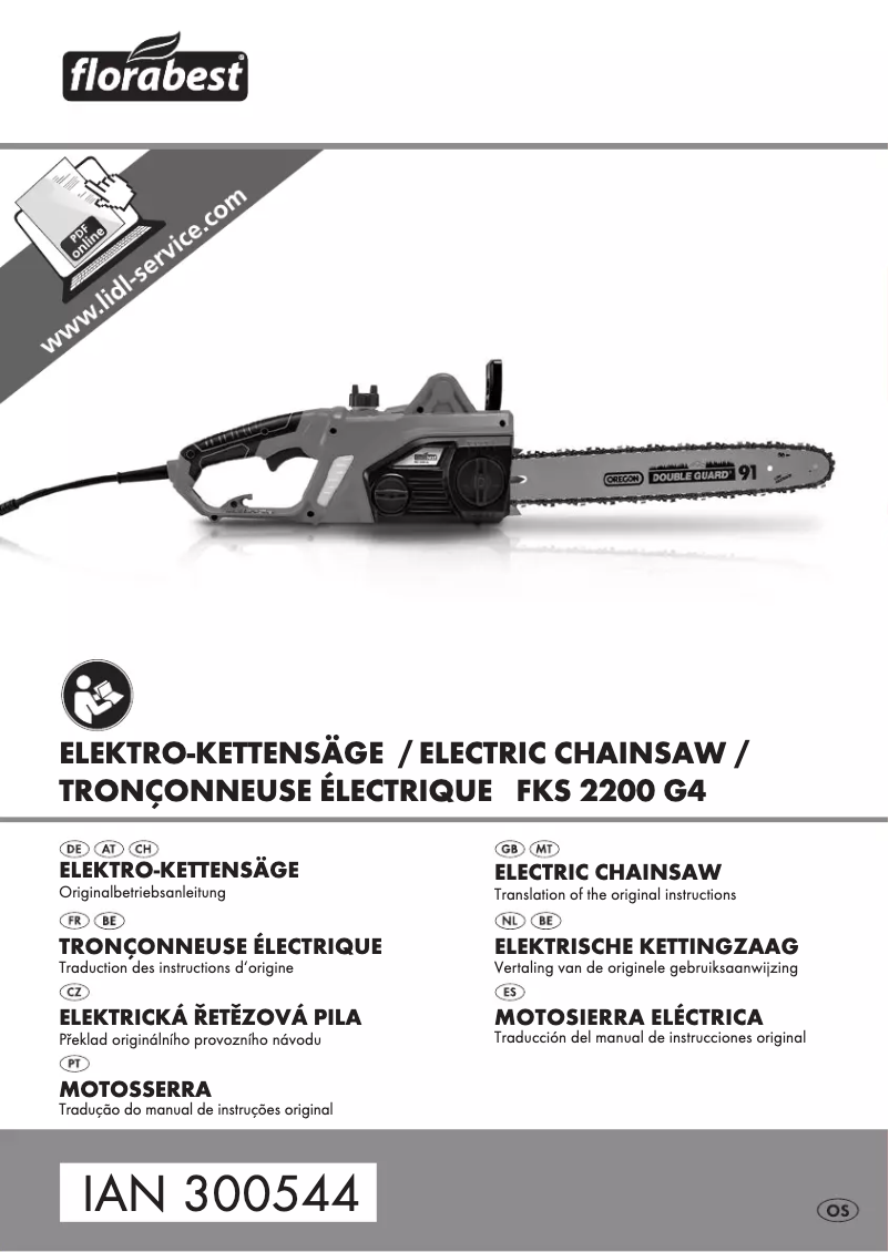 Imagen de la primera página del manual del dispositivo FKS 2200 G4