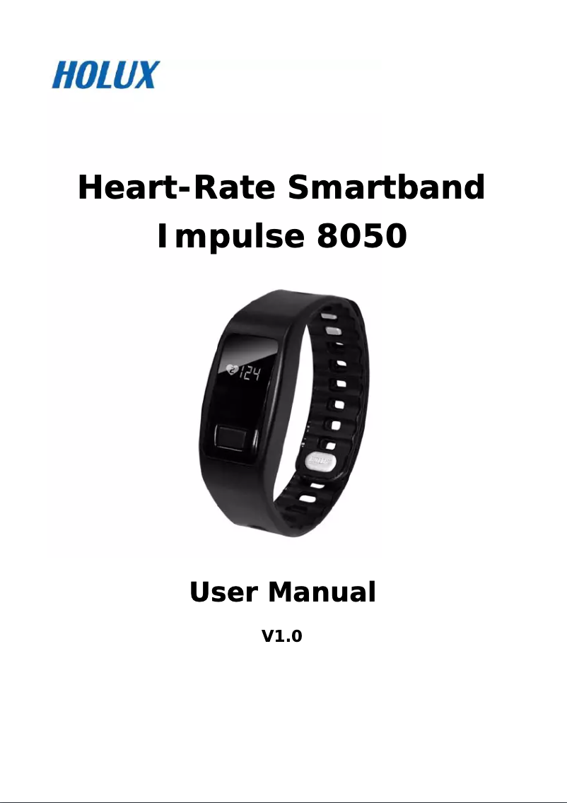 Página 1 del manual Manual de usuario Holux Impulse 8050