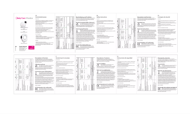 Página 1 del manual Manual de usuario iBaby Care M6S