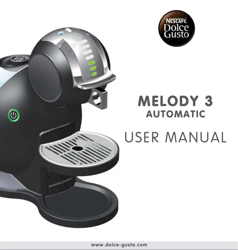 Página 1 del manual Manual de usuario Krups Nescafé Dolce Gusto Melody 3 Automatic KP2308