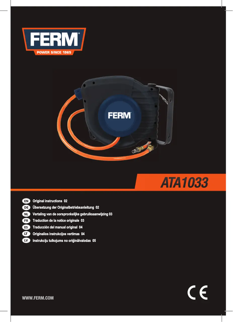 Imagen de la primera página del manual del dispositivo ATA1033