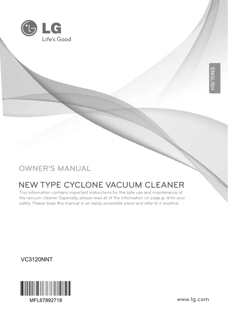 Página 1 del manual Manual de usuario LG VC3120NNT