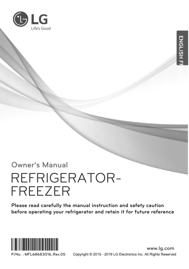 Imagen de la primera página del manual del dispositivo GR-B272SQCB