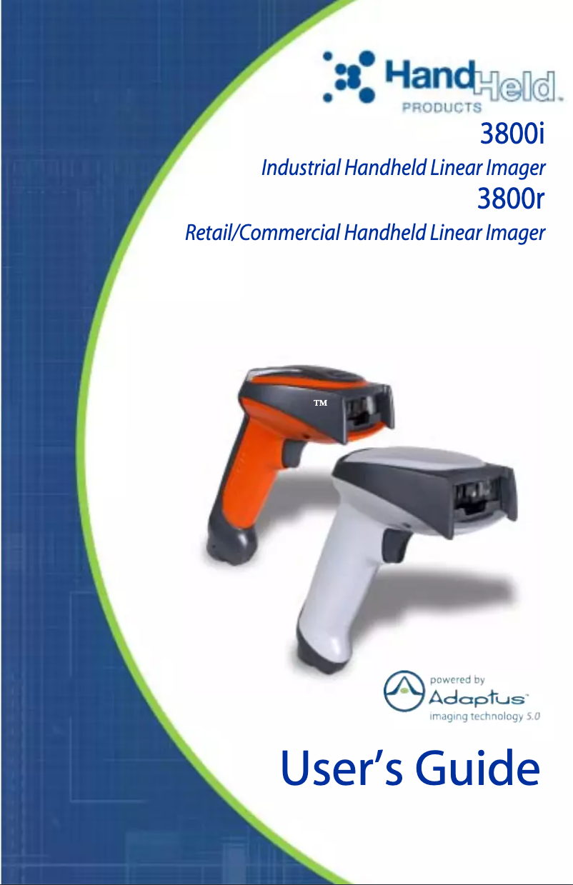 Imagen de la primera página del manual del dispositivo 3800r