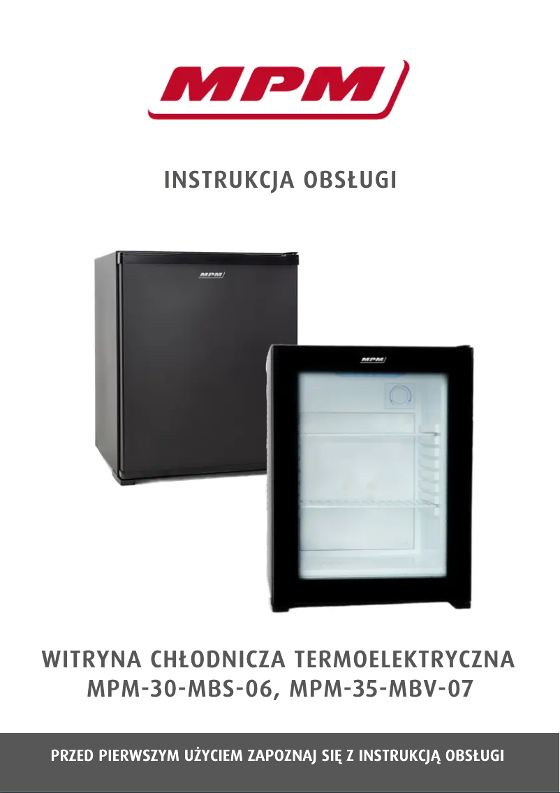 Imagen de la primera página del manual del dispositivo MPM-35-MBV-07